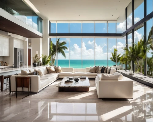 luxury home interior,modern living room,penthouses,oceanfront,interior modern design,luxury property,beachfront,living room,beach house,contemporary decor,modern decor,glass wall,livingroom,luxury home,ocean view,south beach,florida home,oceanview,sunroom,beautiful home,Conceptual Art,Fantasy,Fantasy 01