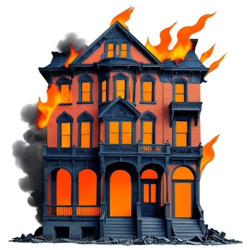 burning house,house fire,haunted house,the haunted house,the house is on fire,fire damage,house insurance,houses clipart,the conflagration,mansard,fire disaster,fire ladder,burned down,victorian house,witch house,burned out,rowhouse,home destruction,firedamp,fire background,Illustration,Paper based,Paper Based 21