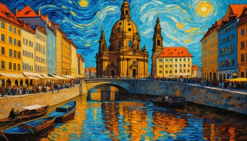 pechstein,bamberg,nuremberg,regensburg,dresden,nuernberg,berlinsky,landsberg,dubbeldam,muenchen,art painting,post impressionism,koeln,lichtenstein,karpinski,mannheim,gudykunst,colorful city,gogh,gallenberger,Illustration,Retro,Retro 02