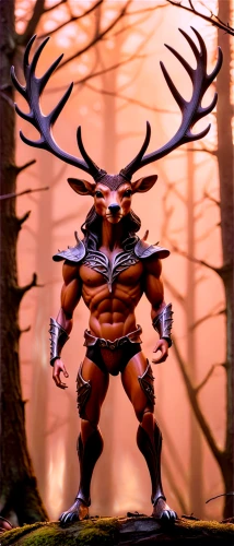 cernunnos,windigo,deerslayer,minotaur,stag,wendigo,forest man,the stag beetle,earthshaker,deer bull,buck antlers,berserker,cervus,juggernaut,hunter's stand,svarog,blitzen,3d figure,rhoderick,glowing antlers,Unique,3D,Garage Kits