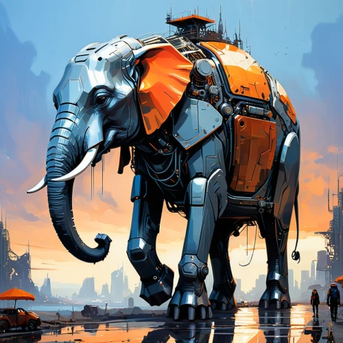 blue elephant,elephunk,elephant,elephant ride,elefante,triomphant,elephantine,elefant,pachyderm,cartoon elephants,water elephant,circus elephant,elephants,elephantmen,silliphant,olifant,pachyderms,tusker,olyphant,armored animal,Conceptual Art,Sci-Fi,Sci-Fi 01