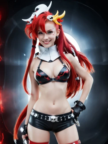 demoness,demona,derivable,bedevil,astaroth,satana,infernal,rias,akuma,lilith,fire devil,devilish,bloodrayne,yoko,serpentina,thundra,gurren,ekatarina,katarina,anime 3d,Conceptual Art,Fantasy,Fantasy 31