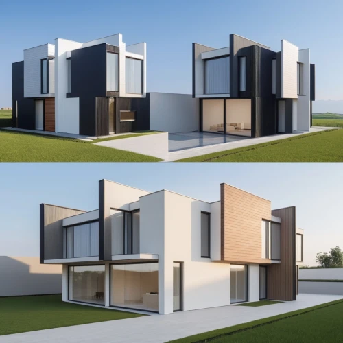 3d rendering,residencial,cubic house,renders,habitaciones,prefab,modern house,sketchup,duplexes,cube stilt houses,render,vivienda,revit,modern architecture,prefabricated,cube house,frame house,residencia,house shape,unimodular,Photography,General,Realistic