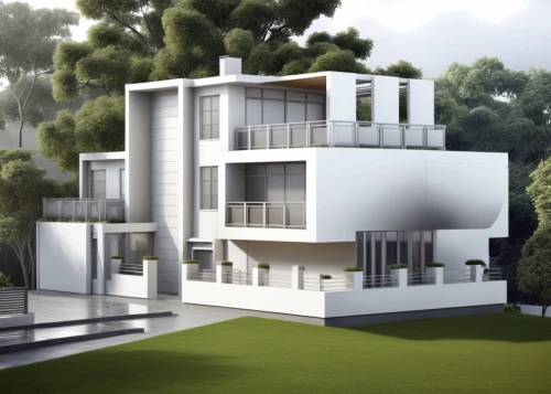 modern house,3d rendering,cubic house,modern architecture,cube house,smart house,cube stilt houses,renders,dreamhouse,render,residencial,mid century house,renderings,sketchup,frame house,residential house,vivienda,revit,luxury home,two story house,Photography,General,Realistic