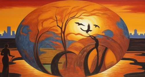 calabaza,pumpkin autumn,lughnasadh,orange tree,autumn icon,calabashes,pascua,golden apple,gourd,butternut,tangerine tree,samhain,persimmon,gourds,surrealist,mabon,el salvador dali,unhatched,pumpkinhead,oil on canvas,Illustration,Realistic Fantasy,Realistic Fantasy 21