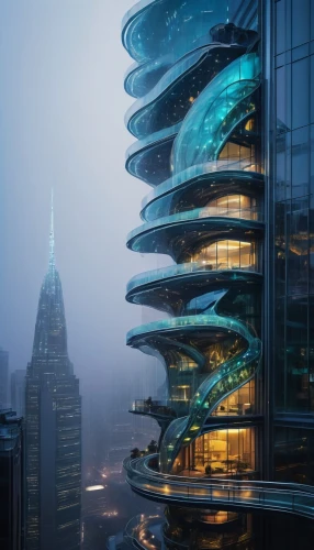 futuristic architecture,largest hotel in dubai,tallest hotel dubai,guangzhou,escala,dubai marina,mubadala,dubai,dubia,dubay,shanghai,futuristic landscape,vdara,futuristic,sky space concept,futuristic art museum,the energy tower,skylstad,helix,glass building,Illustration,Abstract Fantasy,Abstract Fantasy 04