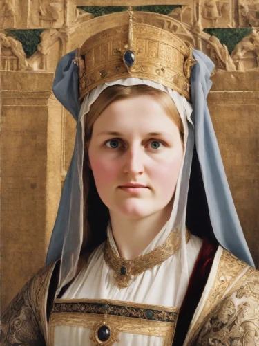 admira,joan of arc,portrait of christi,claudii,the prophet mary,gudmundsdottir,canoness,scythia,ermengarde,hildegard,cepora judith,dorota,adelheid,gutekunst,archduchess,eadwig,berengaria,scholastica,wasikowska,franciszka,Digital Art,Classicism