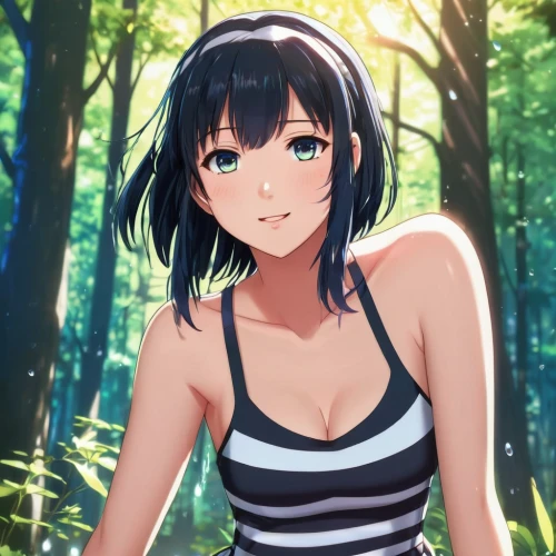 kanan,ichigo,tsugumi,hinata,forest background,ayase,summer background,azusa,azusa nakano k-on,rinko,sonoda love live,chihaya,sayaka,takemi,makoto,sonoda,kaho,watermelon background,kitakami,portrait background,Illustration,Japanese style,Japanese Style 03