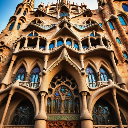 gaudi,sagrada familia,sagrada,gaudi park,barcelone,barcelona,barcellona,cinderella's castle,bcn,cinderella castle,buttresses,sevilla tower,neogothic,gothic church,guell,celona,palma de mallorca,park güell,the palau de la música catalana,palma,Illustration,American Style,American Style 12