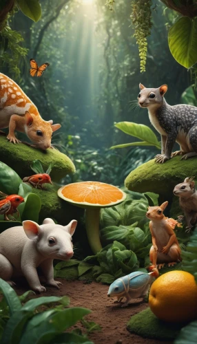 woodland animals,forest animals,animals hunting,disneynature,whimsical animals,hunting scene,fall animals,tropical animals,fox stacked animals,children's background,wild animals crossing,anthropomorphized animals,madagascans,cartoon video game background,metazoans,animal world,ccc animals,mammals,wild animals,fantasy picture,Photography,General,Cinematic