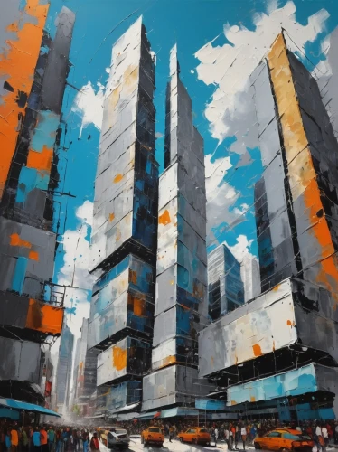 hypermodern,skycraper,cybercity,skyscraper,city blocks,metropolis,skyscrapers,cubic,sky space concept,ctbuh,density,cloudstreet,scampia,scrapers,microdistrict,areopolis,urban towers,sky apartment,kaleidoscape,cityscape,Illustration,Abstract Fantasy,Abstract Fantasy 21
