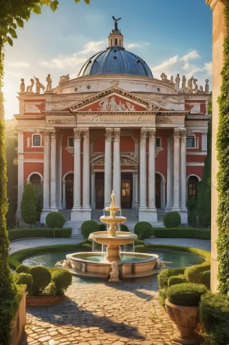 glyptotek,sanssouci,orangerie,villa borghese,vittoriano,schoenbrunn,zappeion,palladianism,botanique,brodsworth,europe palace,ritzau,janiculum,palace garden,holburne,jardiniere,cliveden,villa cortine palace,mirogoj,arcadia,Conceptual Art,Fantasy,Fantasy 23