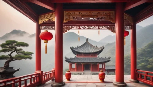 asian architecture,wudang,oriental painting,hushan,shaoming,the golden pavilion,yangling,yunnan,oriental,hall of supreme harmony,lijiang,wenchuan,huangshan mountains,guangping,jingshan,huangshan,qingshan,linzhou,hanging temple,xianglong,Illustration,Black and White,Black and White 32