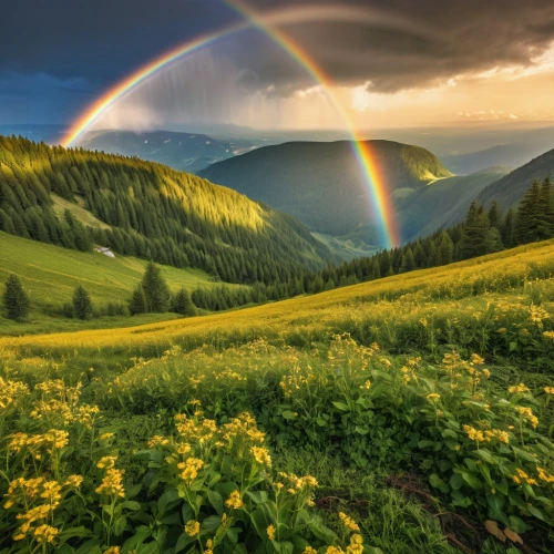 arcobaleno,rainbow background,double rainbow,rainbow colors,pot of gold background,meadow landscape,rainbow,rainbow bridge,carpathians,rainbows,raimbow,mountain meadow,nature wallpaper,rainbow and stars,windows wallpaper,bifrost,beautiful nature,rainbow pattern,nature background,beautiful landscape,Photography,General,Realistic