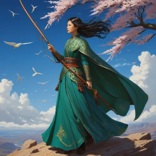 mulan,wind warrior,swordswoman,seregil,fantasy picture,warrior woman,longmei,kahlan,rongfeng,xufeng,heroic fantasy,female warrior,oriental princess,fantasy art,yi sun sin,fingon,shepherdess,hanfu,the wanderer,mongolian girl,Photography,Fashion Photography,Fashion Photography 18