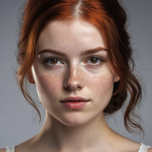 freckles,freckled,rosacea,triss,natural cosmetic,young woman,irisa,redhead,liora,portrait of a girl,red head,demelza,rousse,coppery,redheads,redhair,freckle,elizaveta,redhead doll,woman portrait,Photography,General,Natural