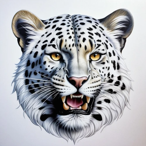 white tiger,gepard,panthera,snow leopard,leopard head,lion white,white bengal tiger,panthera leo,white lion,acinonyx,macan,jaguar,tigr,tigon,leopardus,leopard,adobe illustrator,snep,cheetah,cheeta,Conceptual Art,Fantasy,Fantasy 30