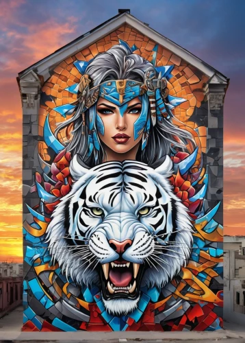 tigris,tigar,tigre,macan,tigr,tigress,white lion,pointz,graffiti art,grafite,bengal,roa,welin,muralism,lionesses,muralist,white tiger,tigers,tygers,streetart,Conceptual Art,Graffiti Art,Graffiti Art 09