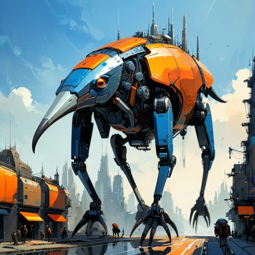 mech,dropship,tau,mecha,garrison,arabov,robotlike,sapidus,sci fi,sojourner,mechs,vtol,forerunner,sci fiction illustration,sci - fi,scifi,huffer,ordronaux,tankor,quadruped,Conceptual Art,Sci-Fi,Sci-Fi 01