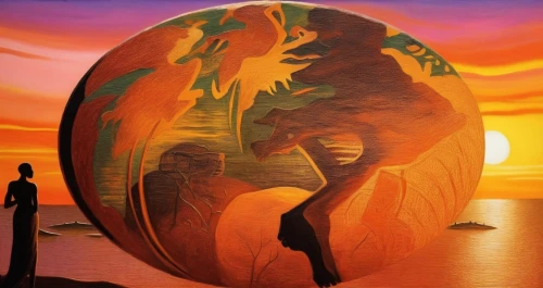 3-fold sun,indigenous painting,oil painting on canvas,mother earth,el salvador dali,tangaroa,marquetry,sand art,polynesia,oil painting,oil on canvas,balanos,world digital painting,painting easter egg,surrealism,african art,glass painting,uvi,art painting,saharan,Illustration,Realistic Fantasy,Realistic Fantasy 21