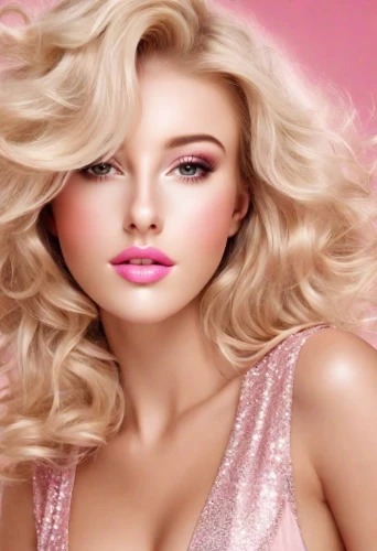 barbie doll,pink beauty,injectables,airbrushed,doll's facial features,derivable,pink background,juvederm,airbrushing,blonde woman,vanderhorst,barbie,barbies,voluminous,airbrush,women's cosmetics,loboda,dahlia pink,marilyns,blondy