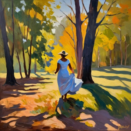 woman walking,mostovoy,pittura,dmitriev,girl with tree,oil painting,girl walking away,girl in a long dress,adamov,woman playing,nestruev,hildebrandt,carol m highsmith,autumn landscape,oil painting on canvas,sargent,carol colman,farmer in the woods,holcomb,fall landscape,Conceptual Art,Oil color,Oil Color 22
