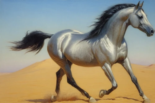 arabian horse,a white horse,albino horse,arabian horses,lipizzan,palomino,pegasys,white horse,arabians,lusitanos,cheval,painted horse,horse,equine,a horse,lusitano,caballo,shadowfax,andalusian,pegaso,Art,Classical Oil Painting,Classical Oil Painting 42