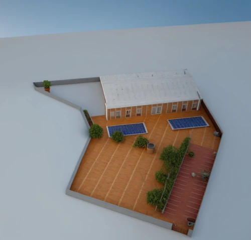 snow roof,3d rendering,miniature house,inverted cottage,house roof,roof landscape,cubic house,sketchup,small house,housetop,model house,cube house,dunes house,frame house,pool house,wooden house,folding roof,mid century house,passivhaus,house shape,Photography,General,Realistic