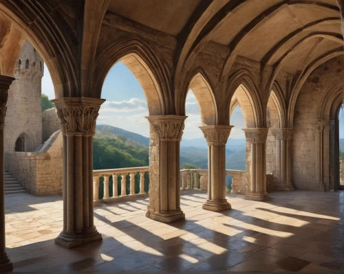 ravello,monastero,cloistered,loggia,cloister,cloisters,monasterium,montserrat,monreale,mystras,abbaye de belloc,monserrat,kotor,villa balbianello,monastic,monasteries,civitella,alhambra,assisi,arcaded,Art,Classical Oil Painting,Classical Oil Painting 02