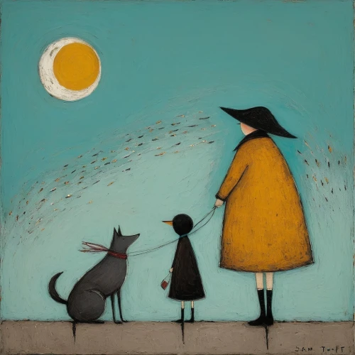 girl with dog,boy and dog,rufino,carol colman,carol m highsmith,walk with the children,moonshadow,shepherdesses,blue moon,familiars,mousseau,dog walker,skywatchers,marciulionis,full moon day,kittelsen,little girl and mother,moonstruck,leboutillier,big moon,Art,Artistic Painting,Artistic Painting 49