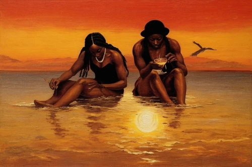 indigenous painting,polynesians,tuvaluans,khokhloma painting,anmatjere women,akkadians,tassili n'ajjer,pescadores,oil painting on canvas,tahitians,phoenicians,oil painting,umoja,palauans,oil on canvas,african art,sunbathers,mzilikazi,reinas,heiau,Illustration,Realistic Fantasy,Realistic Fantasy 21