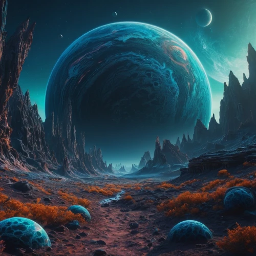 alien planet,alien world,desert planet,ice planet,lunar landscape,valley of the moon,moon valley,futuristic landscape,extrasolar,planet,fantasy landscape,barren,planet alien sky,vast,moonscape,planetary,terraforming,planetoid,exoplanet,blue planet,Photography,General,Fantasy