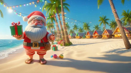 santa claus at beach,christmas on beach,christmas island,travelocity,christmas trailer,claus,christmasbackground,christmas background,st claus,natal,north pole,santa clause,christmas greeting,santaland,christmas wallpaper,father christmas,santa clauses,happy holiday,santy,santas