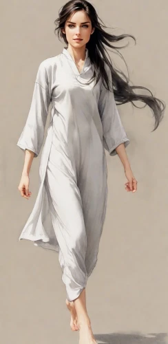 malar,sprint woman,woman walking,ao dai,kathak,girl walking away,girl on a white background,little girl running,little girl in wind,malalas,digital painting,khaleda,rotoscoped,palijo,female runner,chughtai,gitanjali,girl in cloth,girl in a long,katara,Digital Art,Ink Drawing