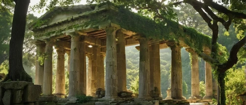 temple of diana,greek temple,artemis temple,roman temple,poseidons temple,bomarzo,ancient olympia,pillars,walhalla,mausoleum ruins,stone pagoda,candi rara jonggrang,panagora,temple,beomeosa temple,mausolea,tumpaksewu,abhayagiri,forest chapel,roman columns,Conceptual Art,Fantasy,Fantasy 07