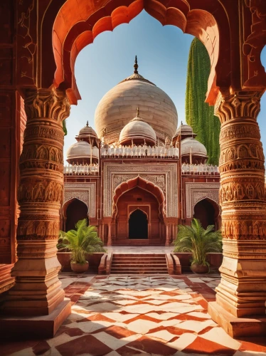 shahi mosque,safdarjung,bikaner,agra,after the ud-daula-the mausoleum,qutub,inde,mehrauli,gumbad,jaipur,shahjahan,fatehpur,gwalior,darwaza,tajmahal,nizamuddin,maqbara,india,gangetic,rajasthan,Conceptual Art,Oil color,Oil Color 17