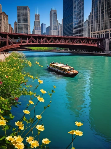 chicago,chicago skyline,chicagoland,chicagoan,lake shore,lily pond,flower water,riverwalk,floating on the river,streeterville,lakefront,pond flower,detriot,giant water lily,water lilies,white water lilies,illinoian,dusable,shedd,milwaukee,Illustration,Retro,Retro 10