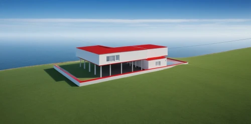 sketchup,3d rendering,modern house,cubic house,render,lifeguard tower,revit,mid century house,dunes house,residential house,house with lake,renders,3d rendered,cube house,3d render,pool house,prefabricated,dreamhouse,inverted cottage,small house,Photography,General,Realistic