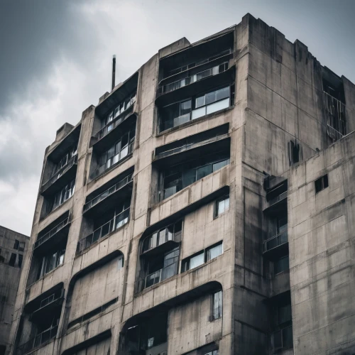 dereliction,scampia,edificio,derelict,multistory,brutalist,hashima,dilapidation,abandoned building,disused,dilapidated building,disrepair,block of flats,dilapidated,luxury decay,deconsecrated,apartment block,brutalism,overdeveloped,decrepit,Conceptual Art,Oil color,Oil Color 21