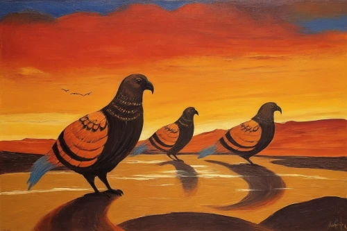 flamencos,hoopoes,caracaras,pajaros,ornipholidotos,indigenous painting,pheasants,khokhloma painting,hornbills,pescadores,woodhoopoes,bird painting,spurfowls,pajarito,mostovoy,gadani,roadrunners,garzas,passerine parrots,pericos,Illustration,Realistic Fantasy,Realistic Fantasy 21