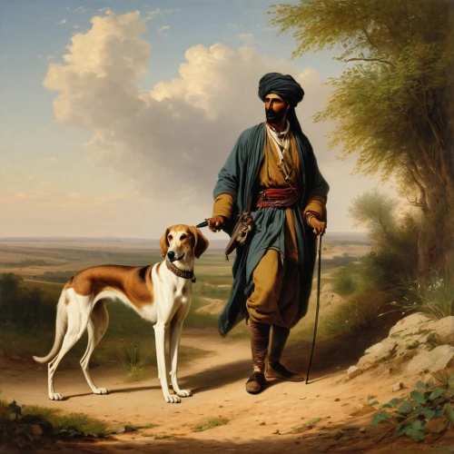 khaldiyah,sardari,shepherd,gurmukh,the good shepherd,sardar,pashtu,persian poet,indian dog,balkhi,shaheedi,sandokan,ghaznavids,sikhism,punjab,khalsa,sikh,sikhs,pakhtuns,boy and dog,Art,Classical Oil Painting,Classical Oil Painting 31