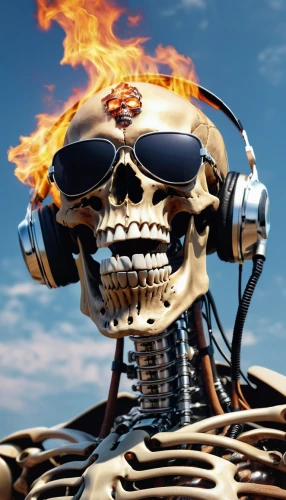 skelemani,garrison,skeleltt,endoskeleton,pyrotechnical,skull allover,soundcloud icon,burning man,fire background,suncook,firestarter,skullcandy,pyrokinesis,hellfire,smodcast,doot,skull racing,vintage skeleton,pyromaniac,incinerate,Photography,General,Realistic