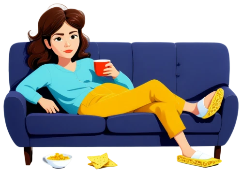 woman drinking coffee,woman eating apple,girl with cereal bowl,coffee tea illustration,woman sitting,sofa,endometriosis,premenstrual,woman with ice-cream,lemon background,girl sitting,flat blogger icon,yellow background,on the couch,cuppa,yellow cups,cute cartoon image,coffee background,vector illustration,fashion vector,Illustration,Vector,Vector 09