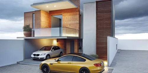 modern house,3d rendering,cubic house,modern architecture,cube house,folding roof,driveways,underground garage,garages,forfour,residential house,modern style,bmw z4,dunes house,vivienda,driveway,bmws,smart home,renders,carports,Photography,General,Realistic
