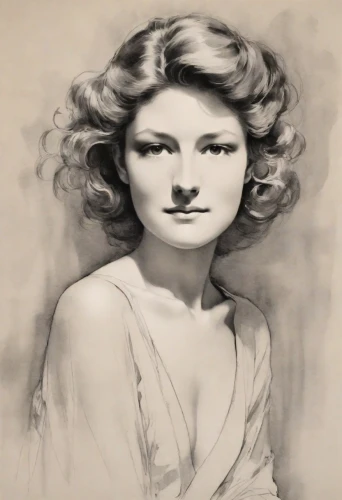 charcoal drawing,hayworth,vintage drawing,katherine hepburn,ingrid bergman,vintage female portrait,yakimova,charcoal pencil,murkowski,sarandon,mercouri,rosamund,shashkova,madhubala,mitford,myrna,gellhorn,stritch,chalk drawing,suzman,Digital Art,Ink Drawing