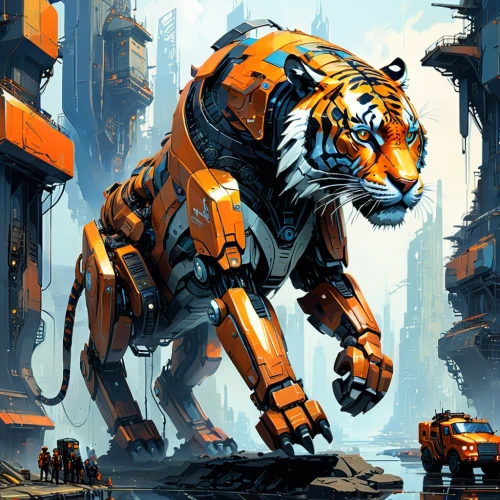 tigor,hottiger,tigerish,bengal tiger,tiger,blue tiger,cheetor,royal tiger,tiger cat,rajah,asian tiger,tigers,stigers,tigert,tigris,amurtiger,tiger cub,gatab,tiga,tigerstedt,Conceptual Art,Sci-Fi,Sci-Fi 01