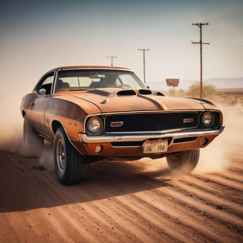 muscle car,cuda,desert run,ford mustang,american muscle cars,roadrunner,dusty road,mustang,vanishing point,muscle icon,pursued,gtos,dodge,muscle car cartoon,dirt road,mustang gt,desert safari,fastback,deserticola,mopar,Photography,General,Cinematic