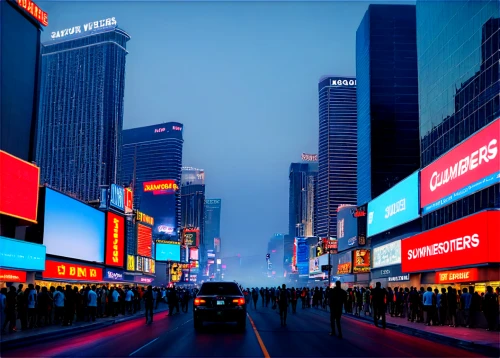 time square,yonge,shinjuku,torontos,times square,mongkok,chongqing,pangyo,toronto,illuminated advertising,akiba,busan night scene,cybercity,shanghai,akihabara,jongno,songdo,scotiabank,hurontario,shangai,Conceptual Art,Fantasy,Fantasy 15