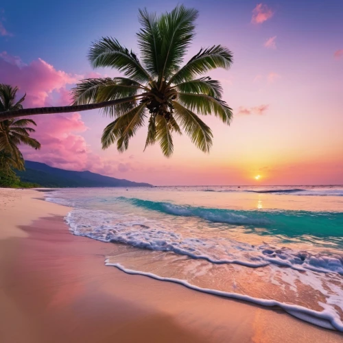 tropical beach,beautiful beaches,hawaii,beach landscape,dream beach,beautiful beach,beach scenery,caribbean beach,sunrise beach,tropical sea,caribbean,coconut trees,tropical island,paradise beach,tropics,ocean paradise,paradises,sunset beach,the caribbean,caribbean sea,Photography,General,Realistic