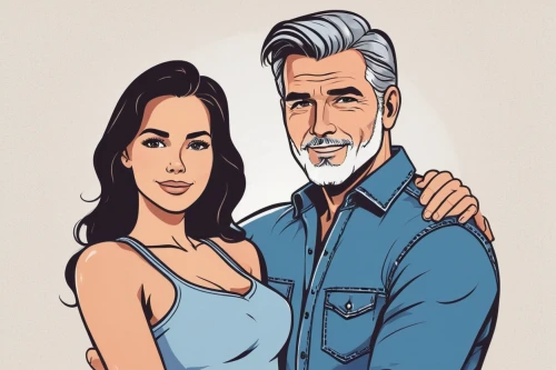 senderens,silverheels,tuckson,stelly,clooney,seana,brangelina,supercouple,thalers,sablin,vector illustration,saula,brosnan,man and wife,pareja,roxette,caricatured,vector art,custom portrait,telenovela,Illustration,Vector,Vector 01